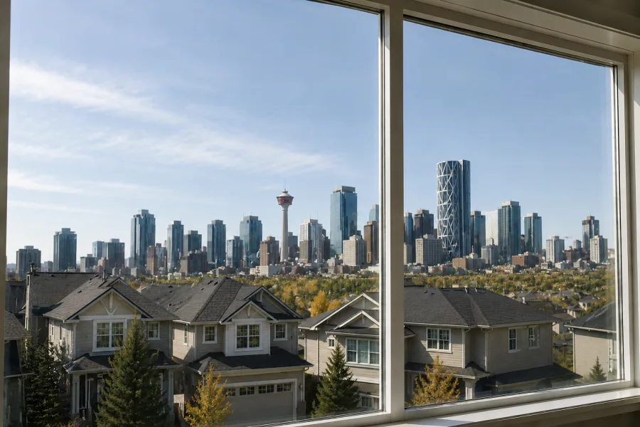 Home windows after cleaning — Calgary
