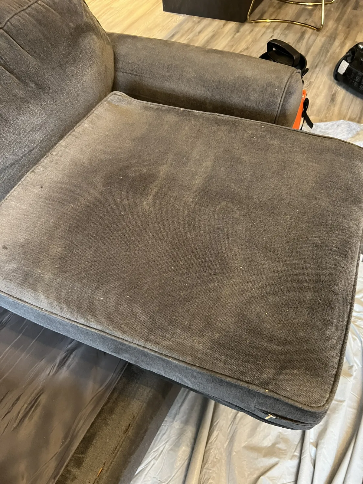 Deep Sofa Cleaning — No Surface Clean — before cleaning